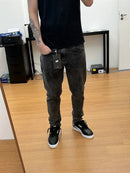 CALÇA JEANS STONED SLIM FIT