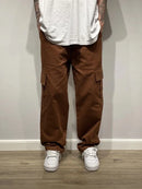 CALÇA CARGO MARROM (sarja premium)