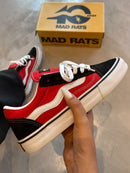 Tenis Mad Rats Preto/Vermelho Old School